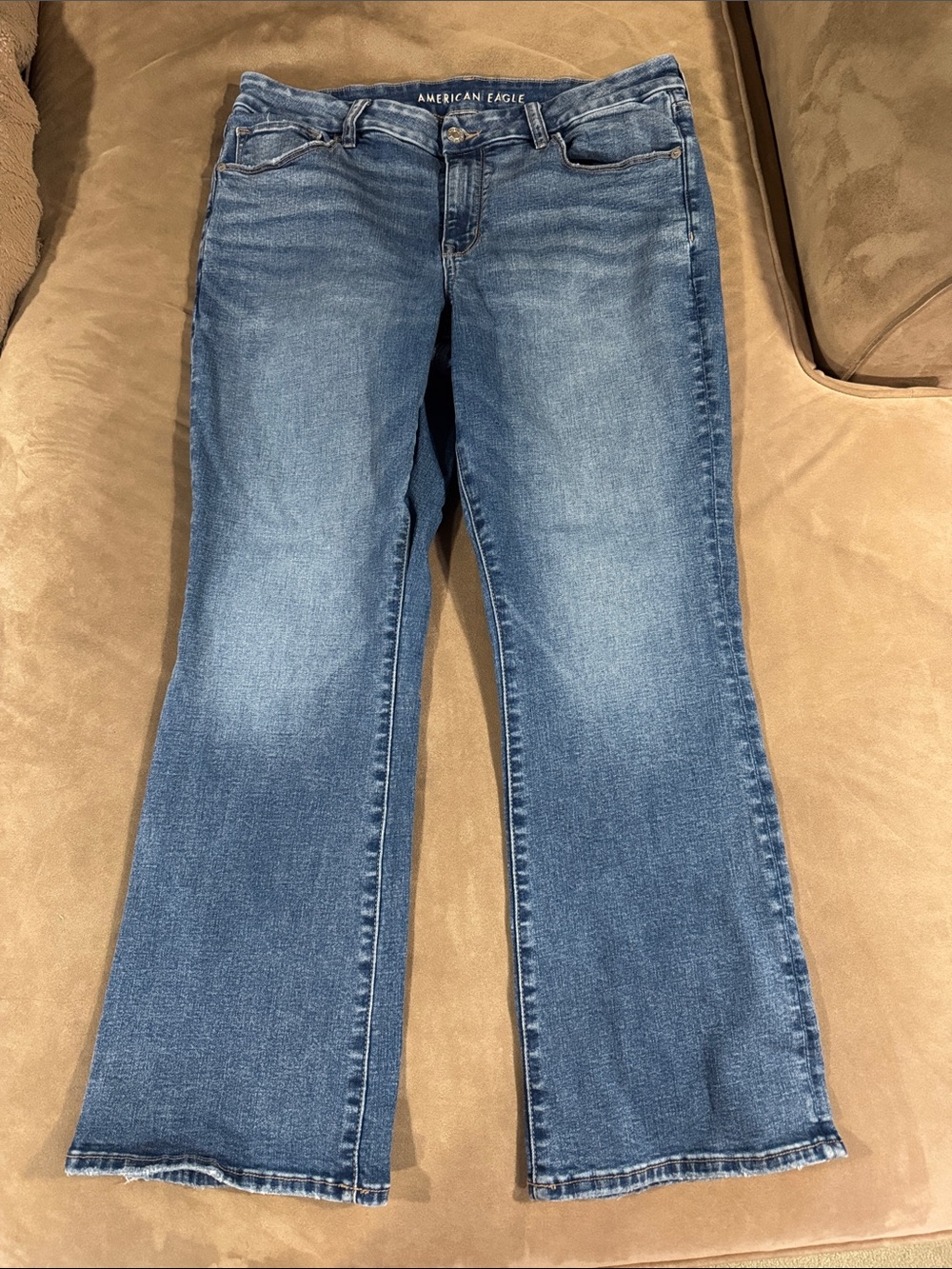 American Eagle Outfitters Light Blue Flare Jeans